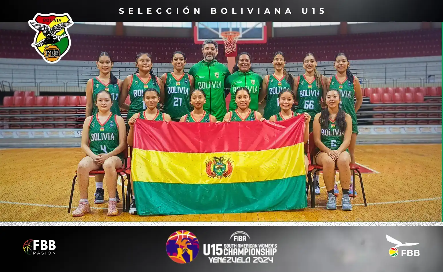 Nuevo reto para Bolivia, la sub-15 inicia el Sudamericano en Venezuela