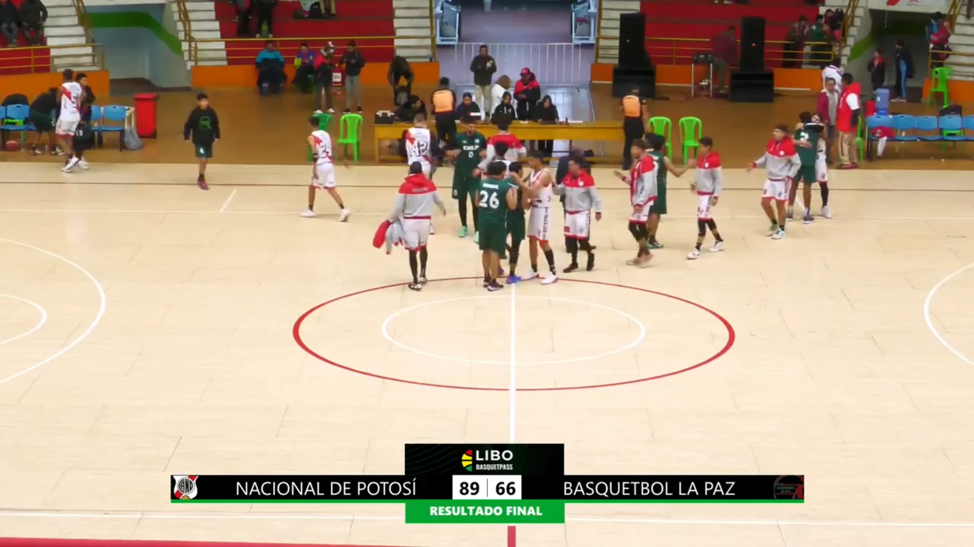 Nacional Potosí 89-66 Básquetbol La Paz